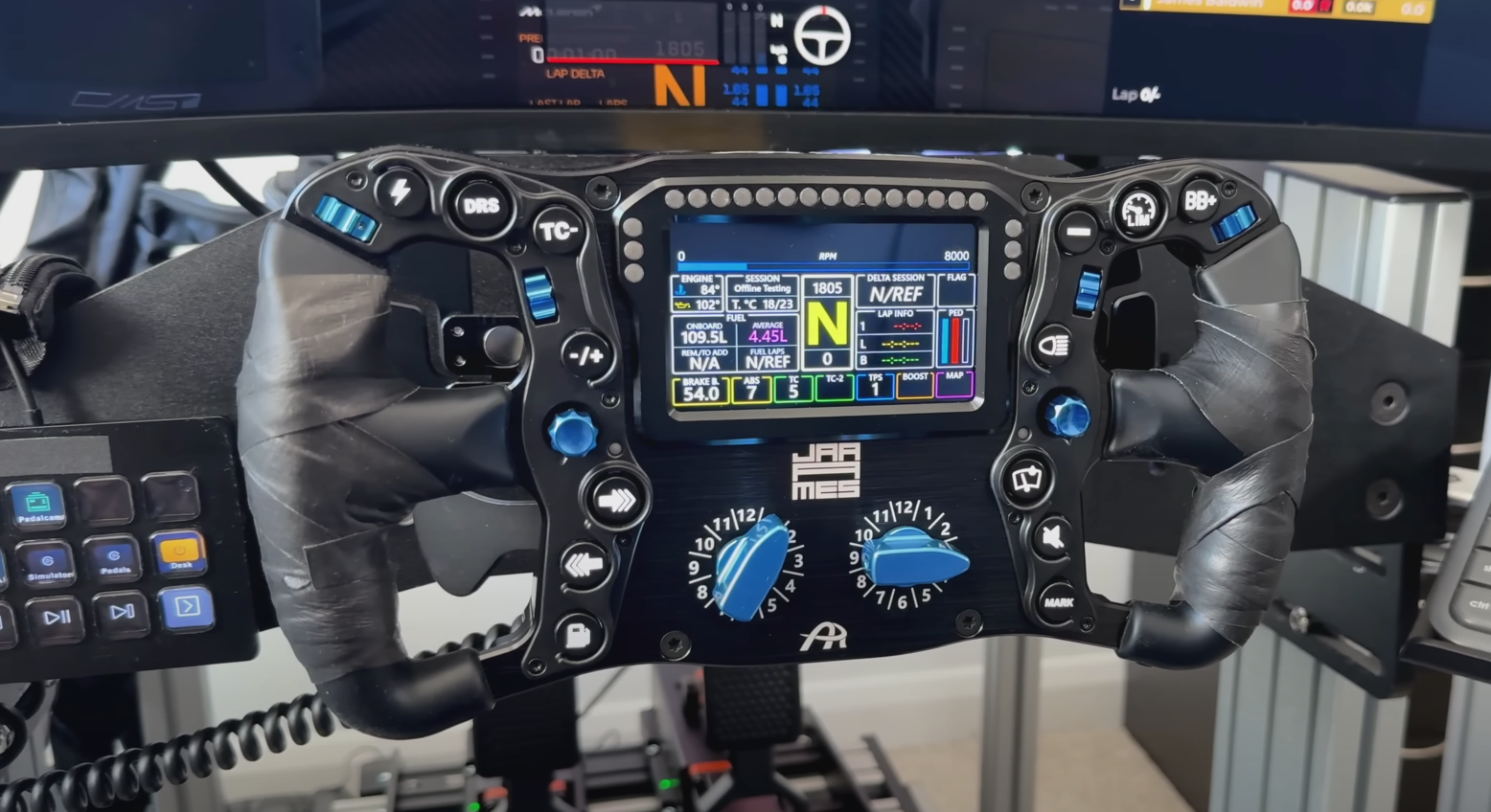 Race Sim Build from James Baldwin 2025 Tour